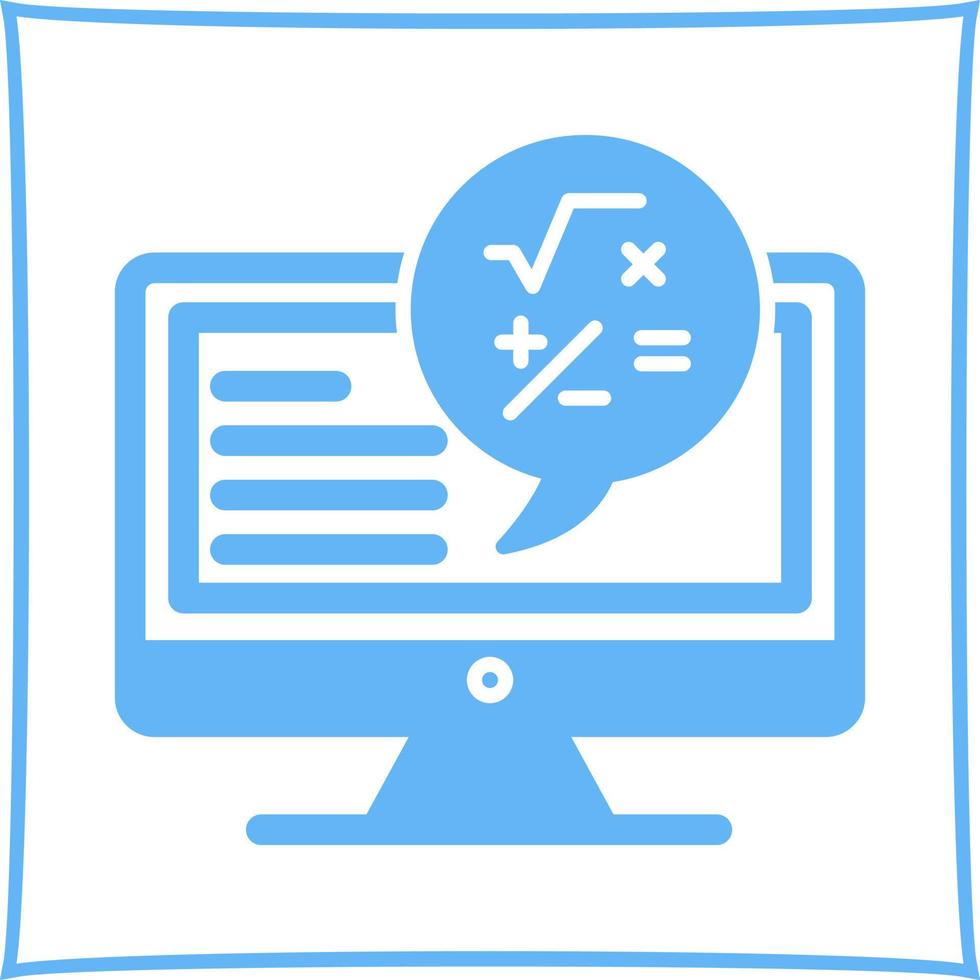 Maths Vector Icon