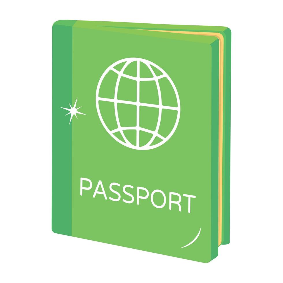 Trendy Passport Concepts vector