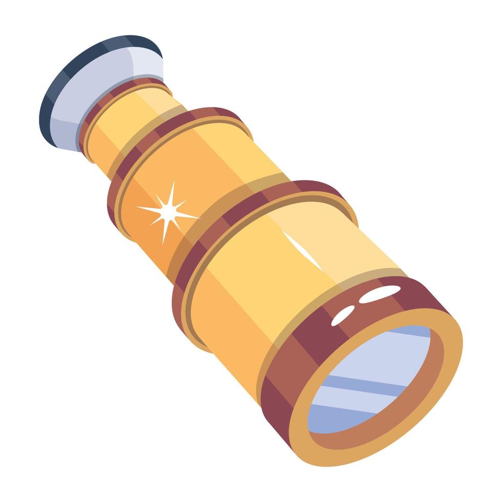 Trendy Spyglass Concepts vector