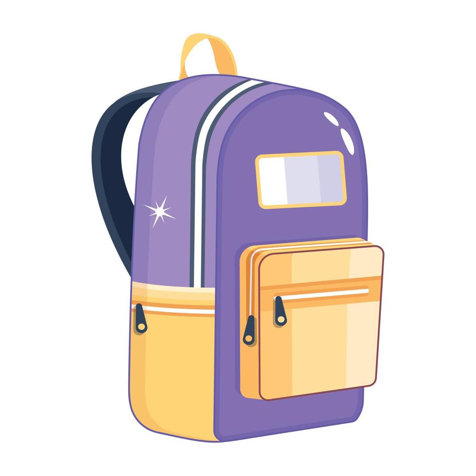 Trendy Backpack Concepts vector