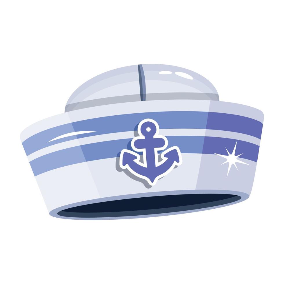 Trendy Sailor Hat vector