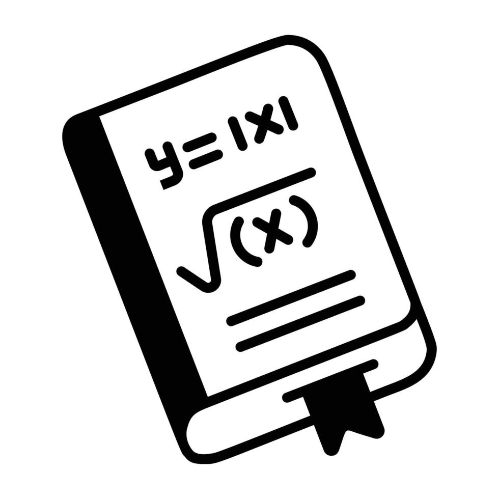 Trendy Math Guidebook vector