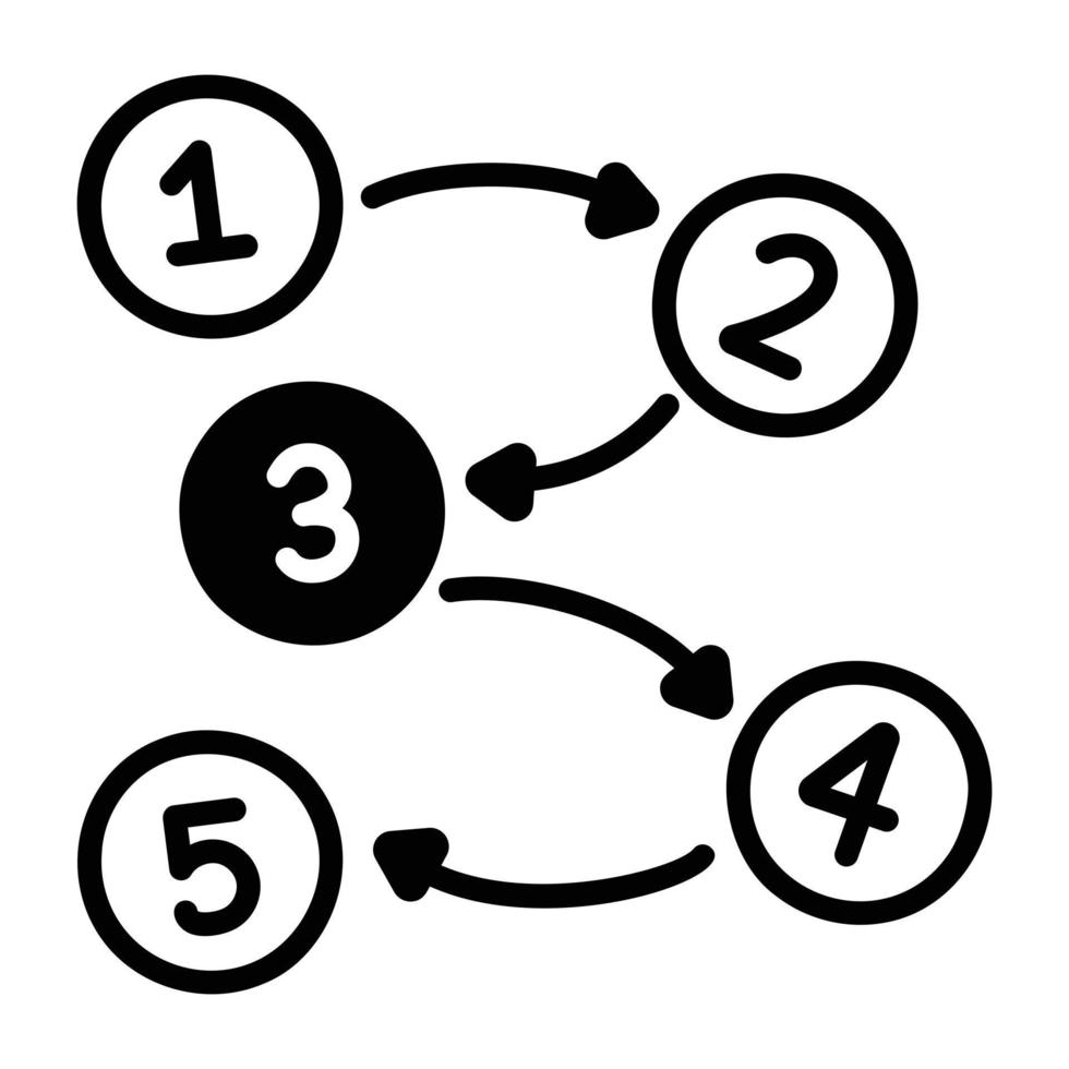 Trendy Graph Theory vector