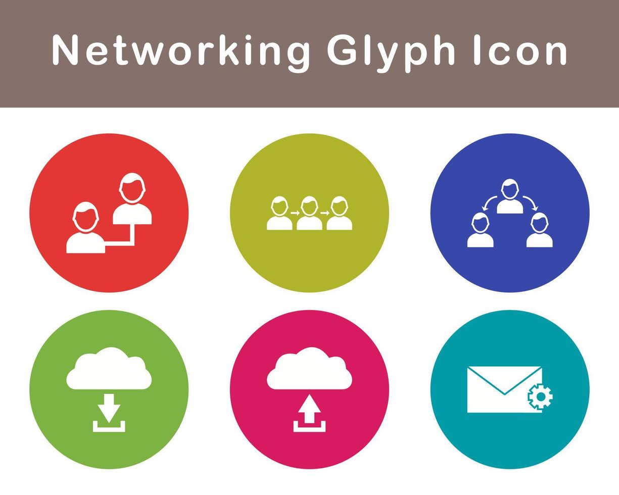 Networking Vector Icon Set