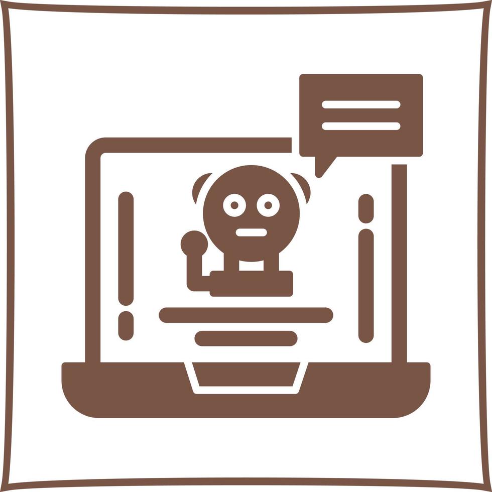 Chat Bot Vector Icon