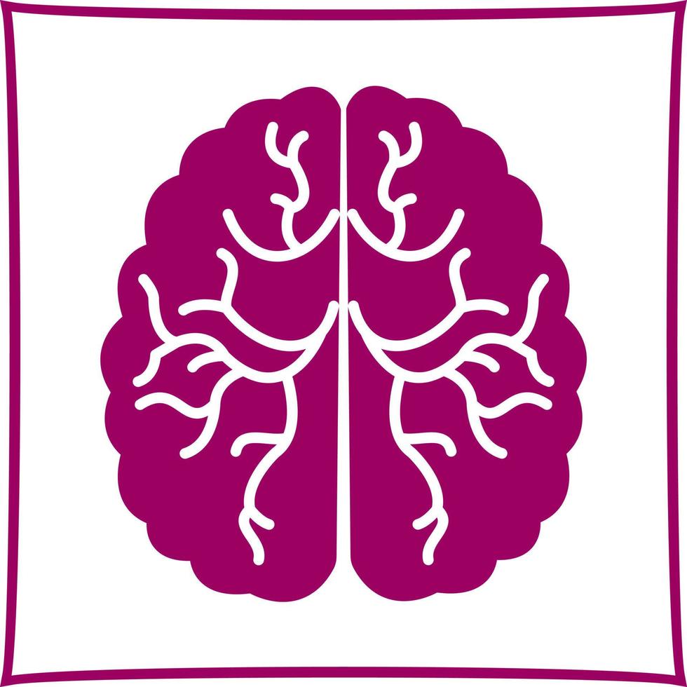 icono de vector de cerebro