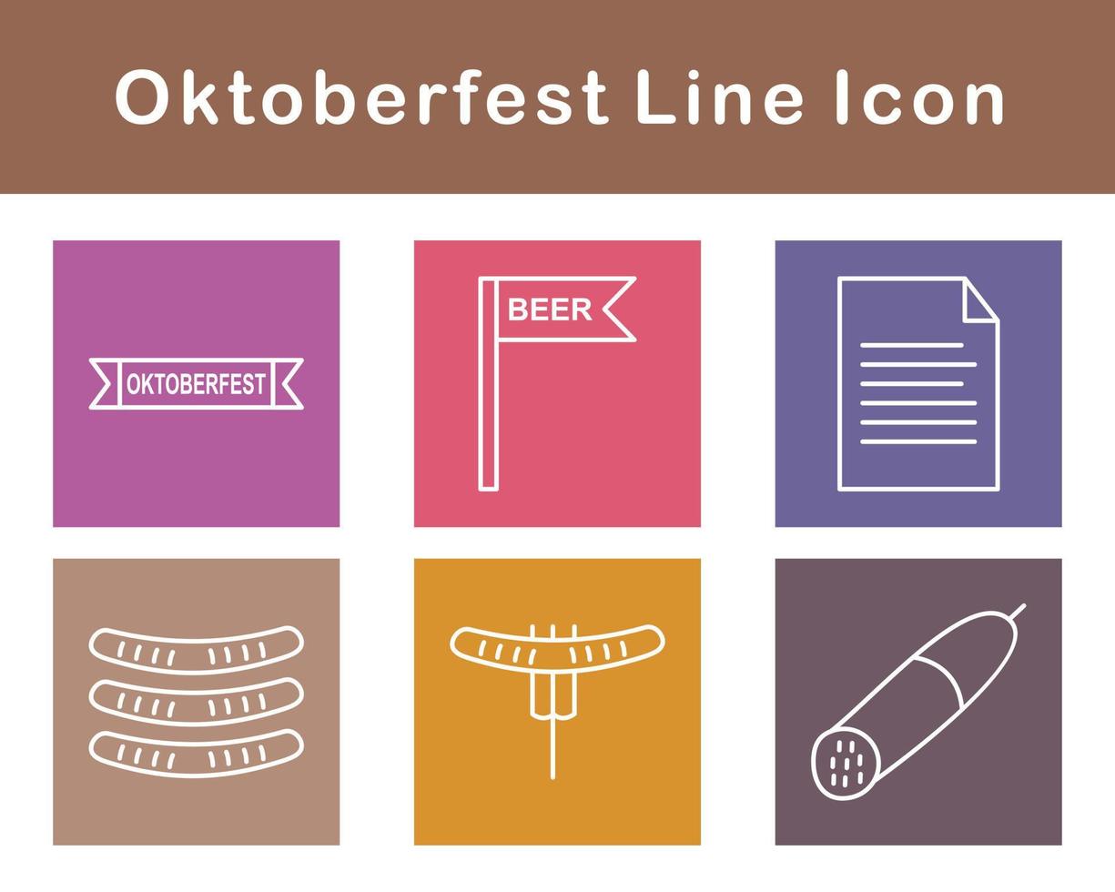 Oktoberfest Vector Icon Set