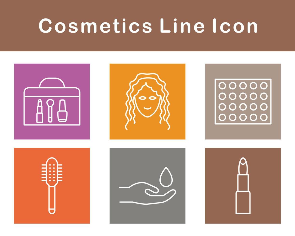 Cosmetics Vector Icon Set