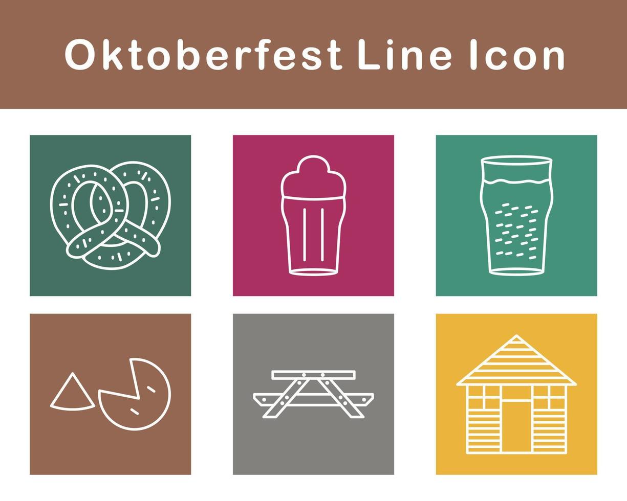 Oktoberfest Vector Icon Set