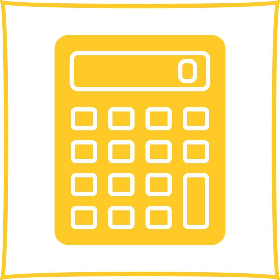 icono de vector de calculadora