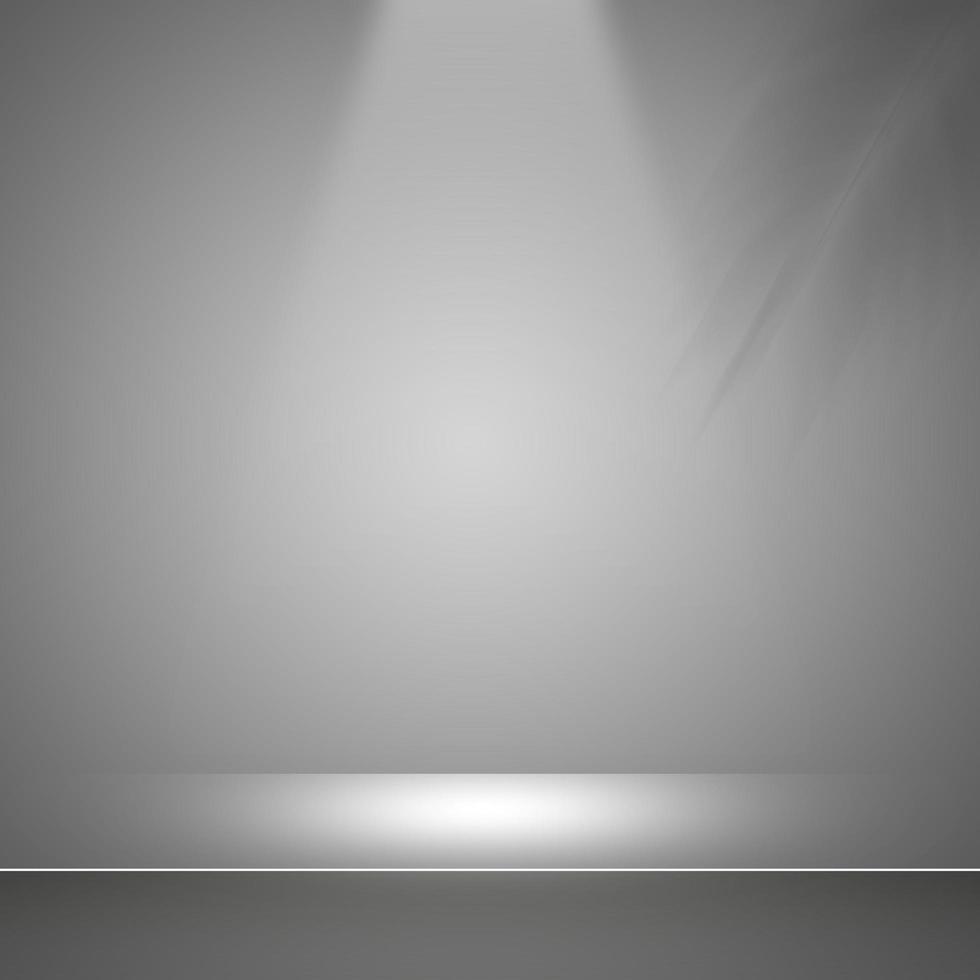 Empty gray studio table room and light backgound. product display with copy space for display of content design photo