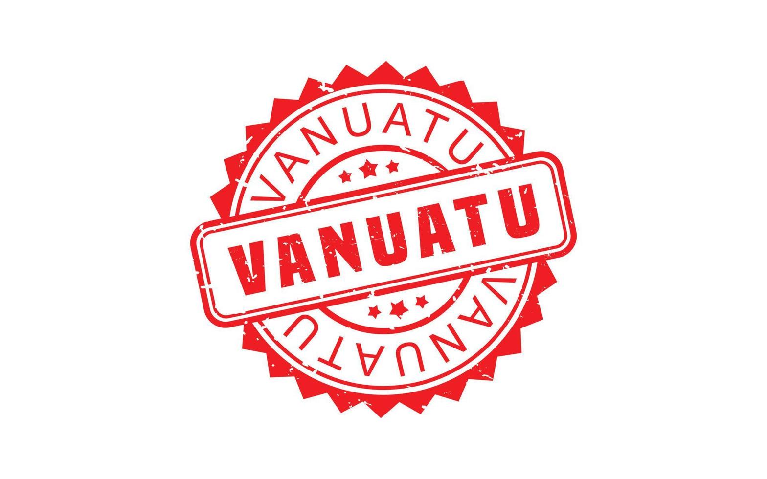 VANUATU stamp rubber with grunge style on white background vector