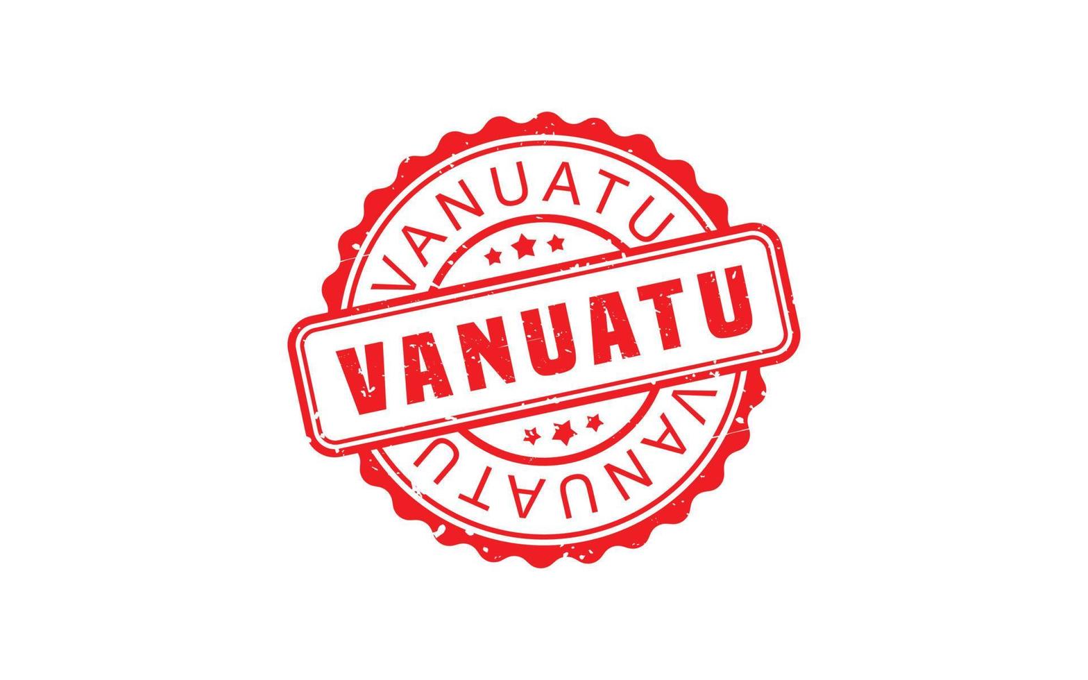 VANUATU stamp rubber with grunge style on white background vector