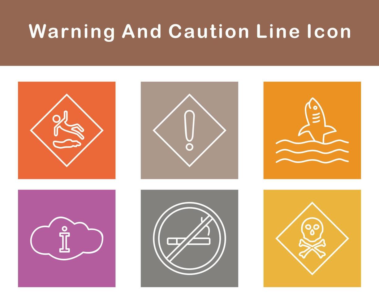 Warning And Caution Vector Icon Set