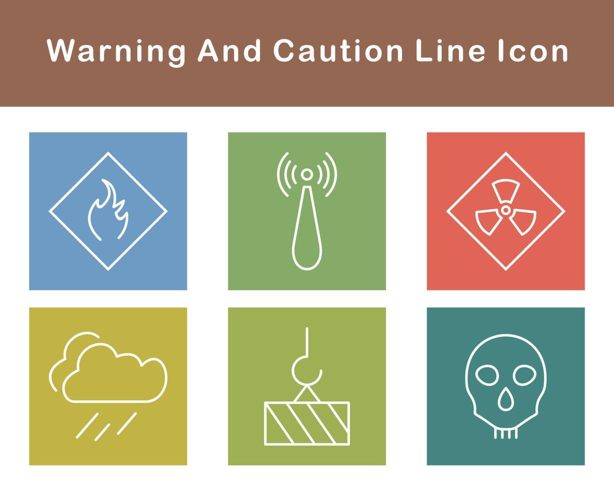Warning And Caution Vector Icon Set