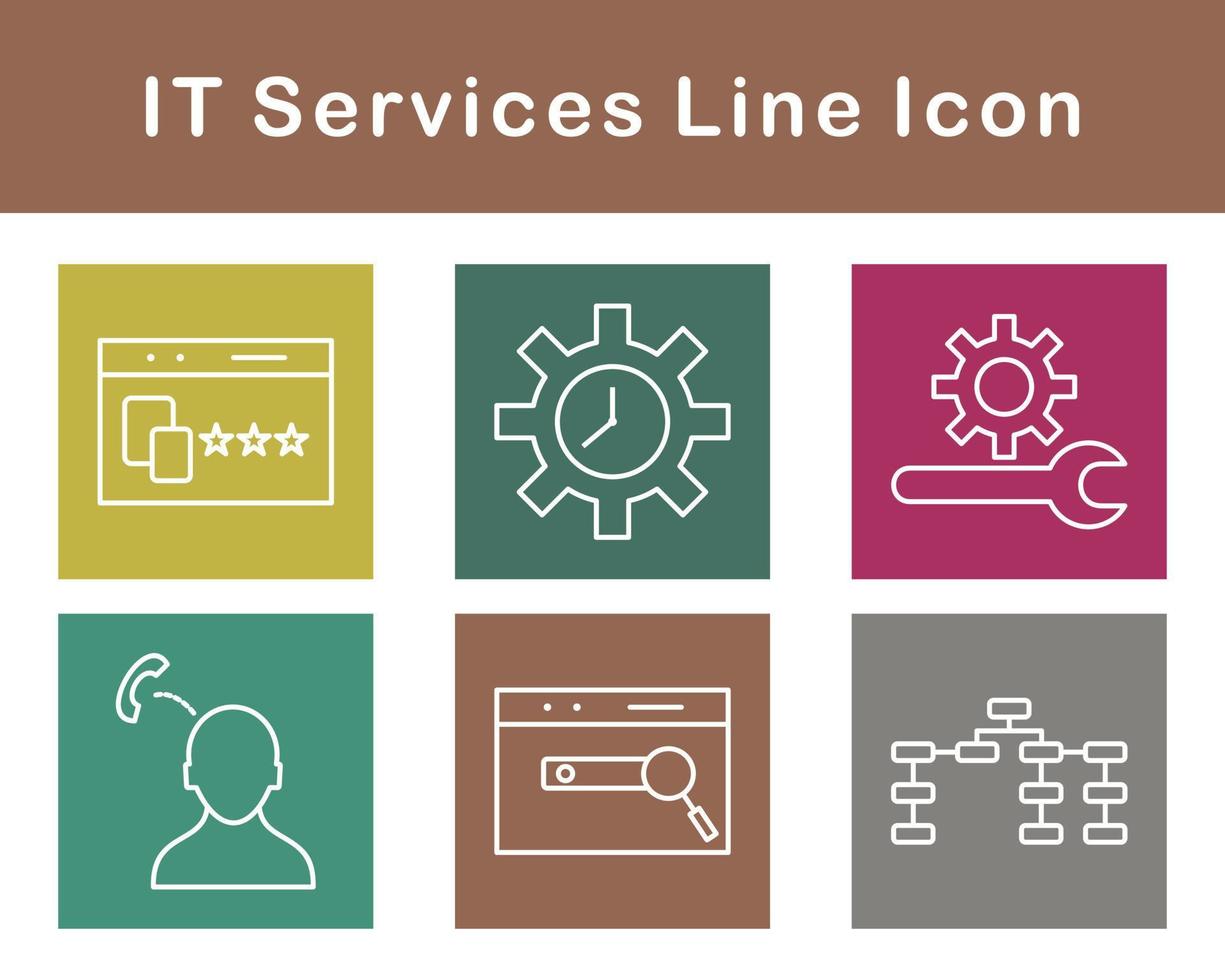 IT Services Vector Icon Set