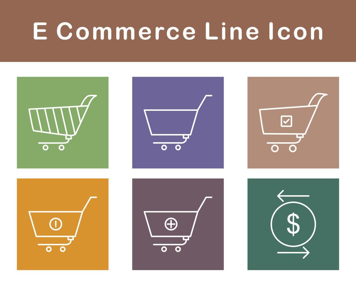 E Commerce Vector Icon Set