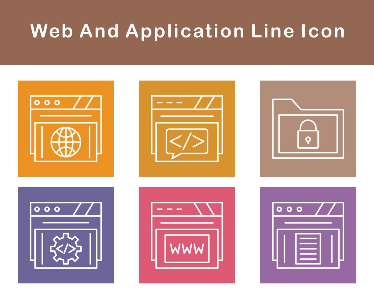 Web And Application Vector Icon Set