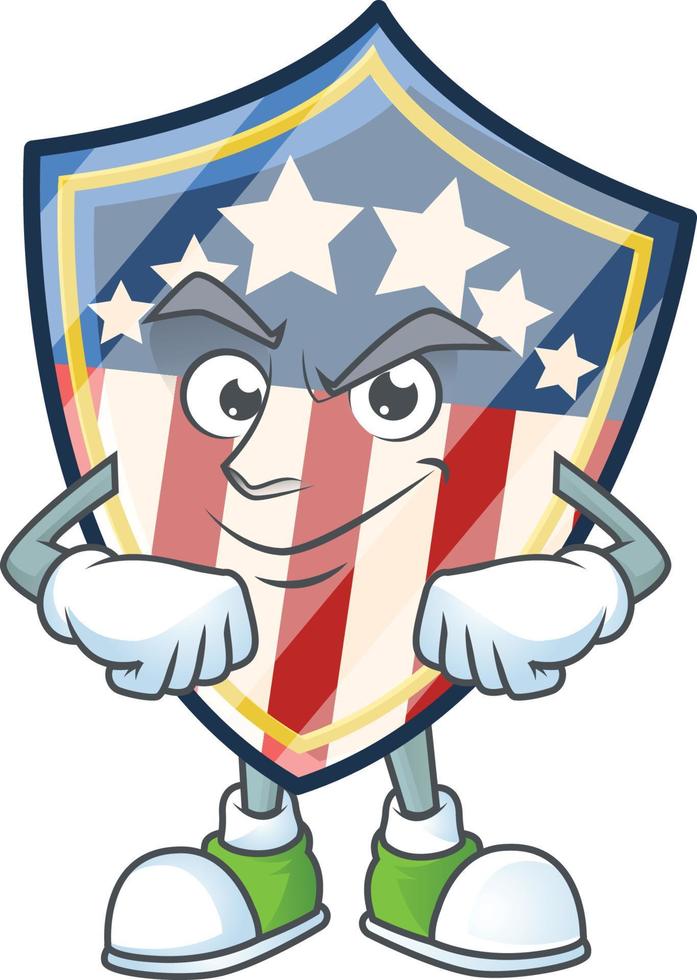 Clásico proteger insignias Estados Unidos icono diseño vector