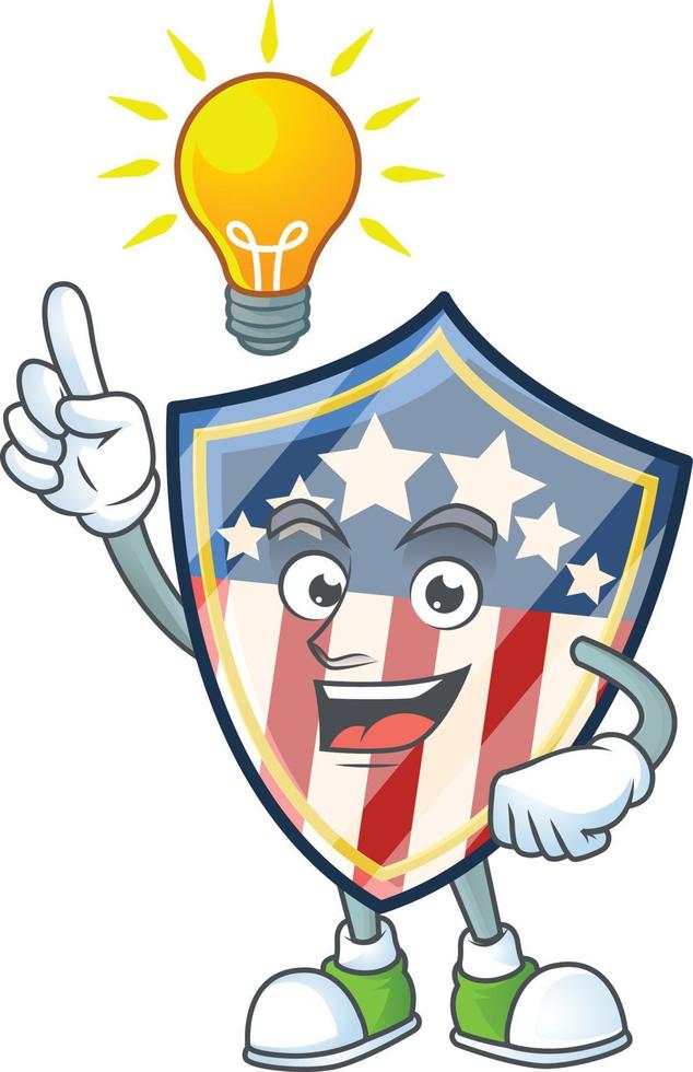 Clásico proteger insignias Estados Unidos icono diseño vector