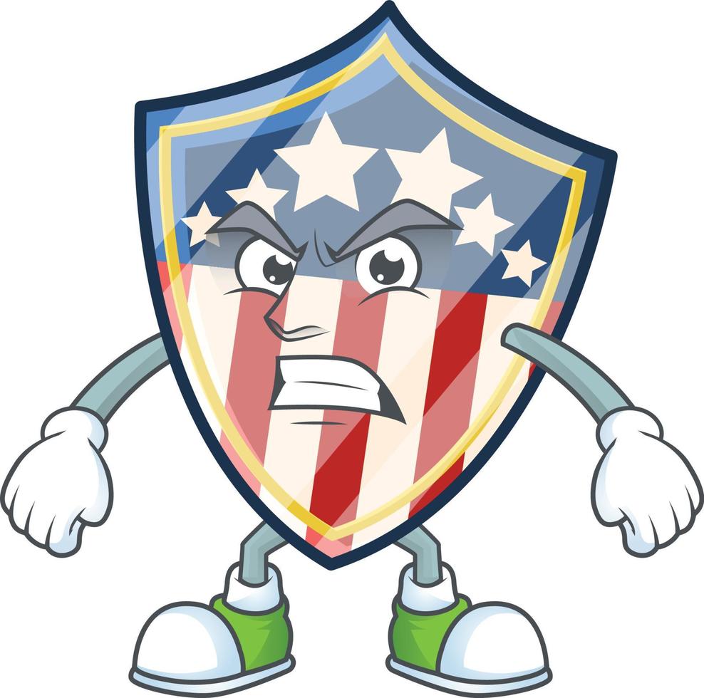 Clásico proteger insignias Estados Unidos icono diseño vector