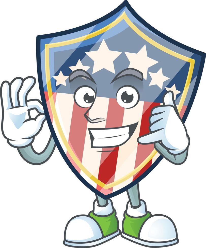 Clásico proteger insignias Estados Unidos icono diseño vector