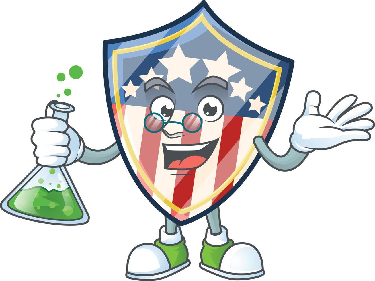 Clásico proteger insignias Estados Unidos icono diseño vector