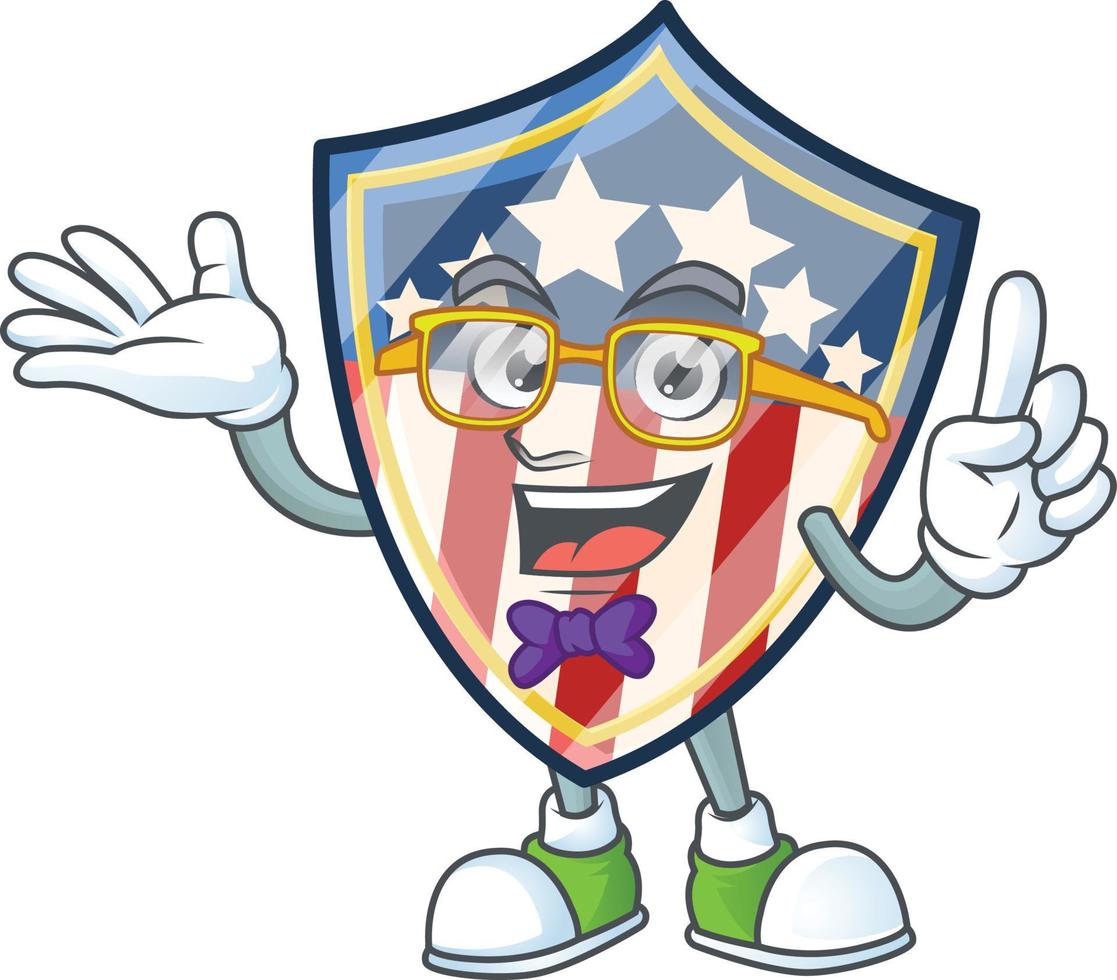 Clásico proteger insignias Estados Unidos icono diseño vector