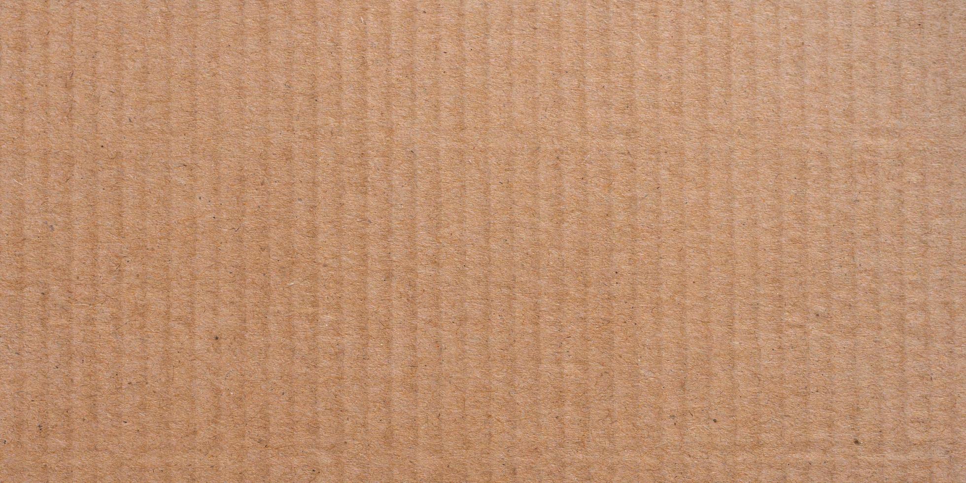 Panorama brown paper box surface texture and background with copy space. photo