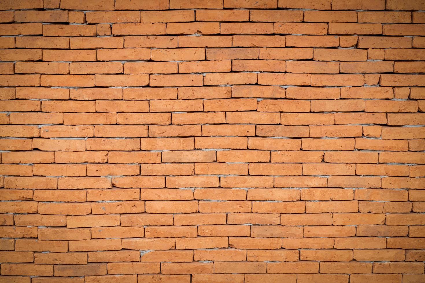 Brown brick wall texture and background with space. photo