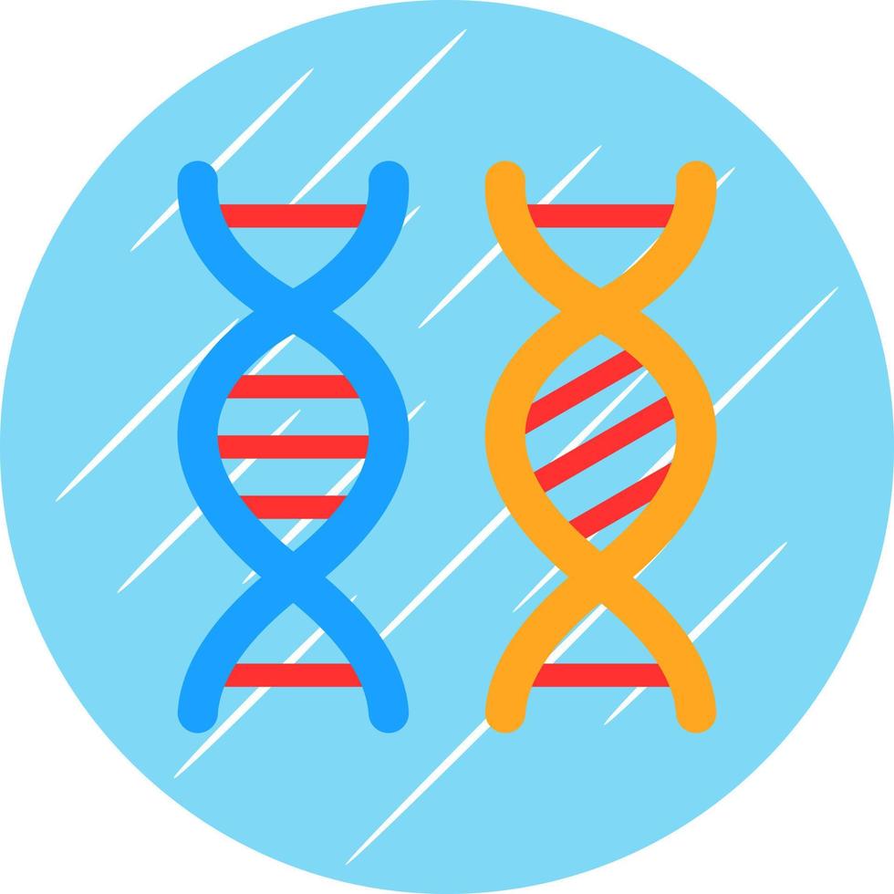 Genetic Comparation Vector Icon Design