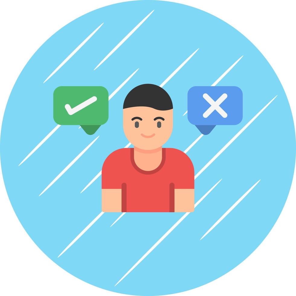 Decision Maker Vector Icon Design