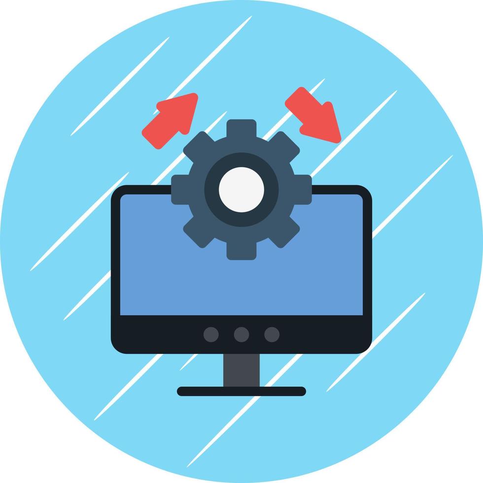 Upgrade Desktop Vector Icon Design 20700617 Vector Art at Vecteezy