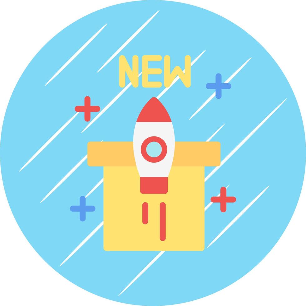 New Product Launch Vector Icon Design
