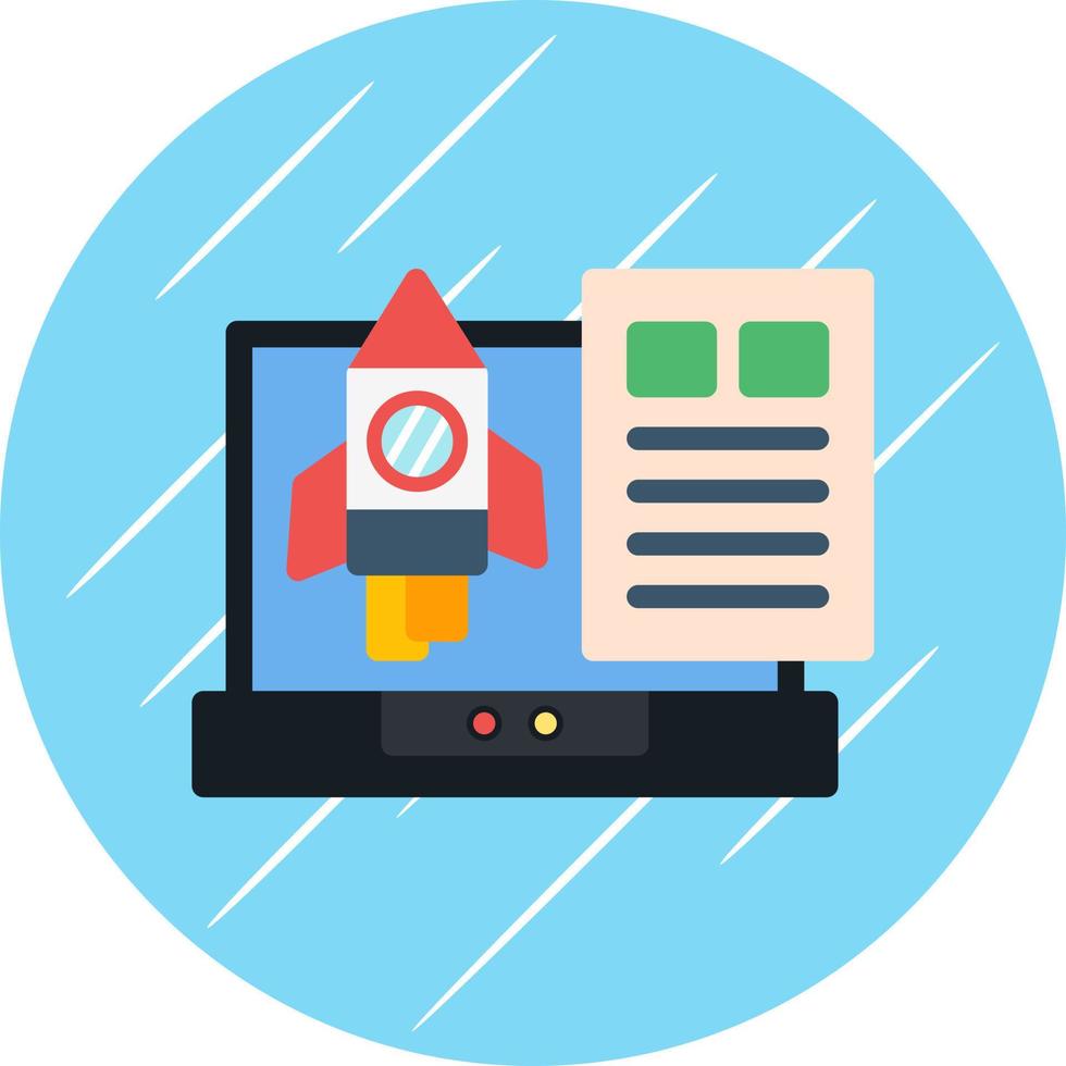 Launch Vector Icon Design