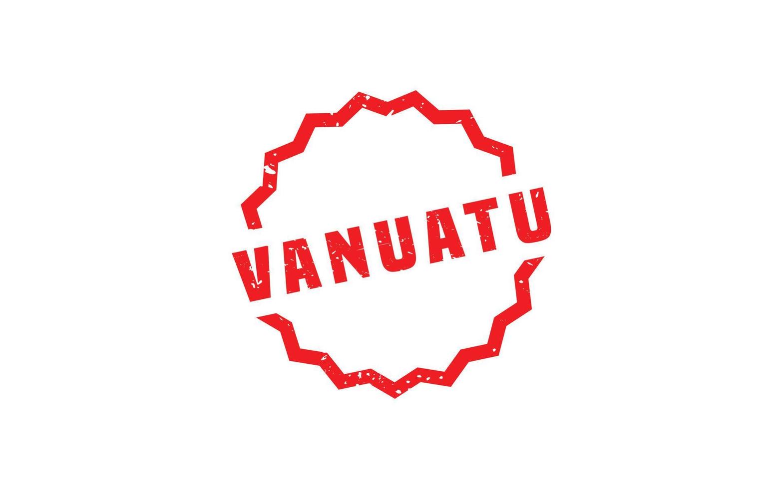 VANUATU stamp rubber with grunge style on white background vector