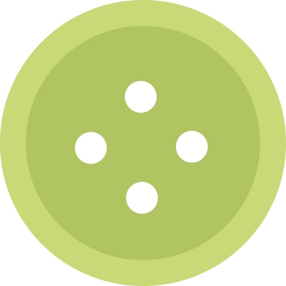Button for clothing vector