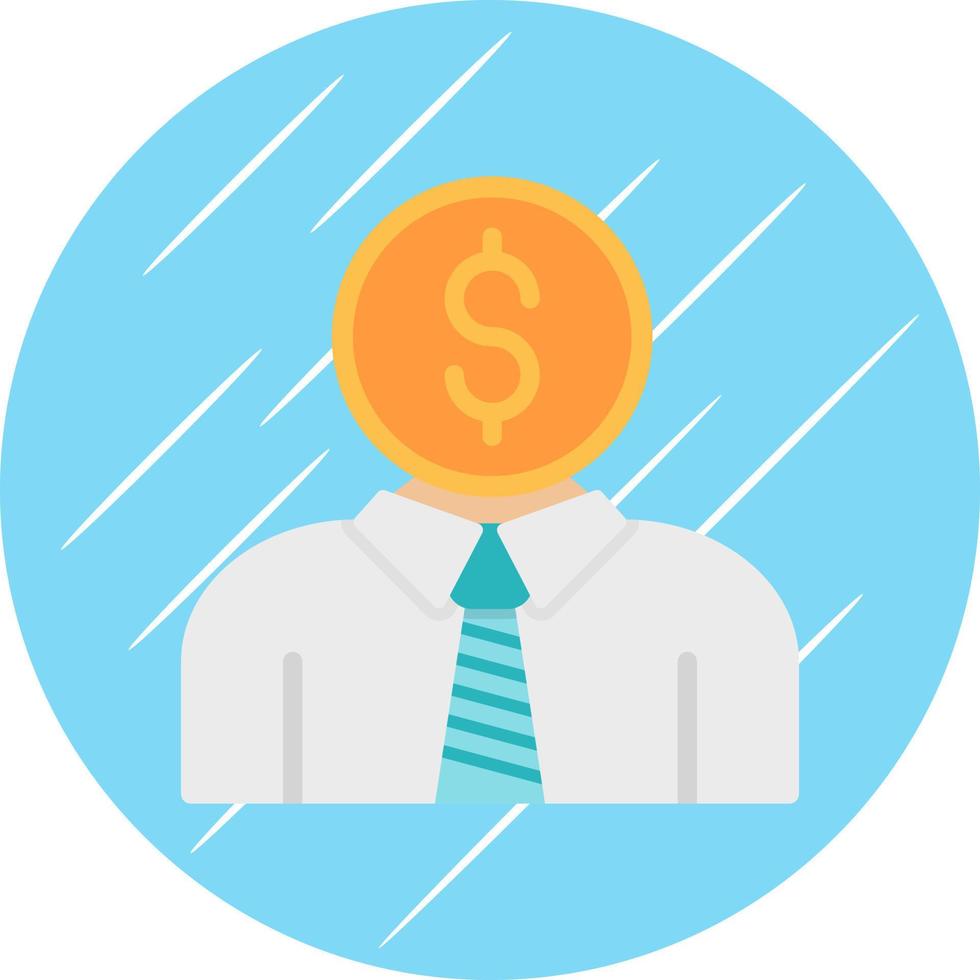 Junior Sales Rep Vector Icon Design