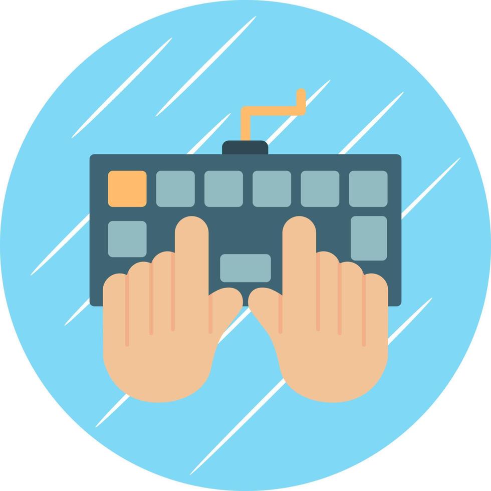 Data Entry Vector Icon Design