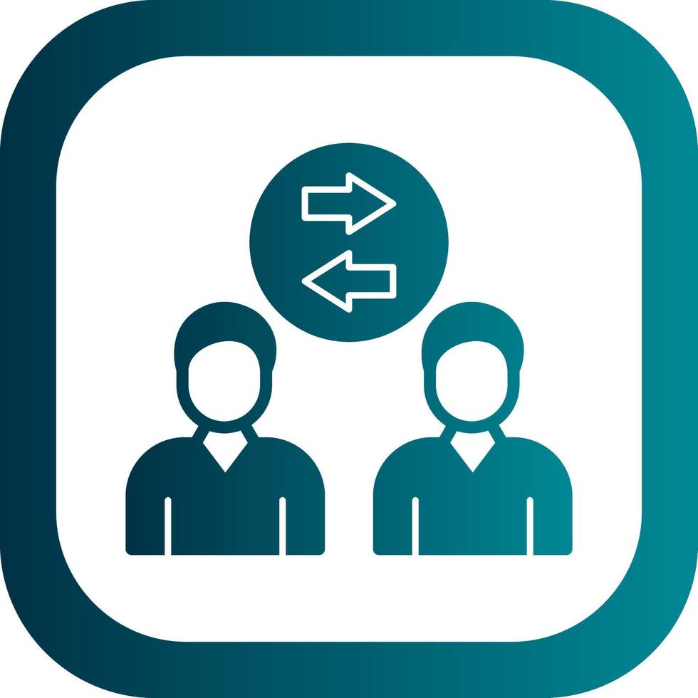Employee Turnover Vector Icon Design
