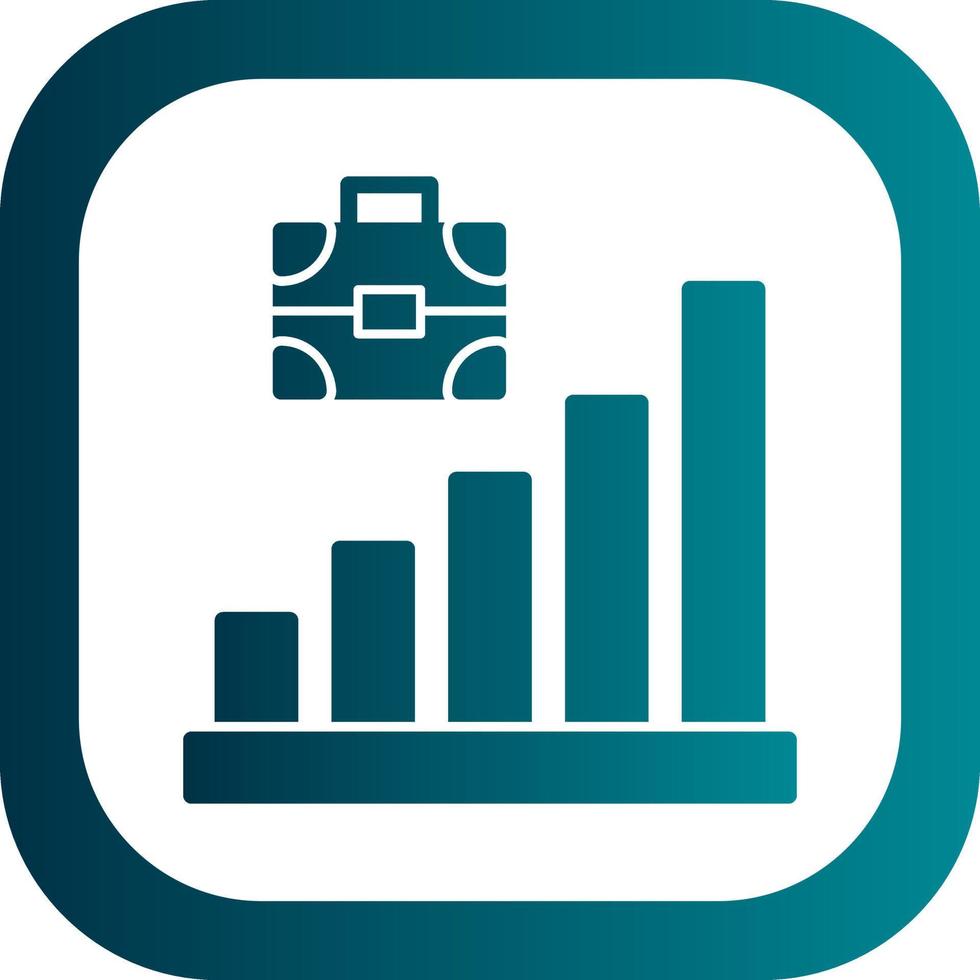 Career Growth Vector Icon Design