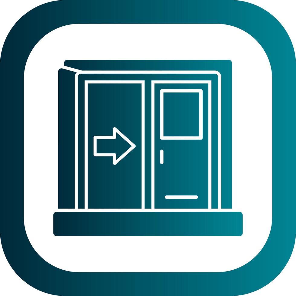 Exit Vector Icon Design