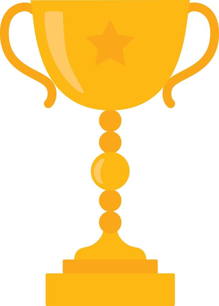 trophy cup illustration vector