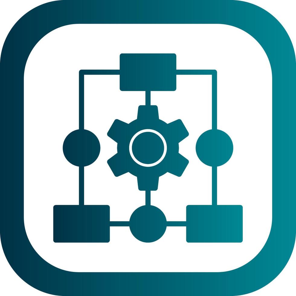 Workflow Process Vector Icon Design