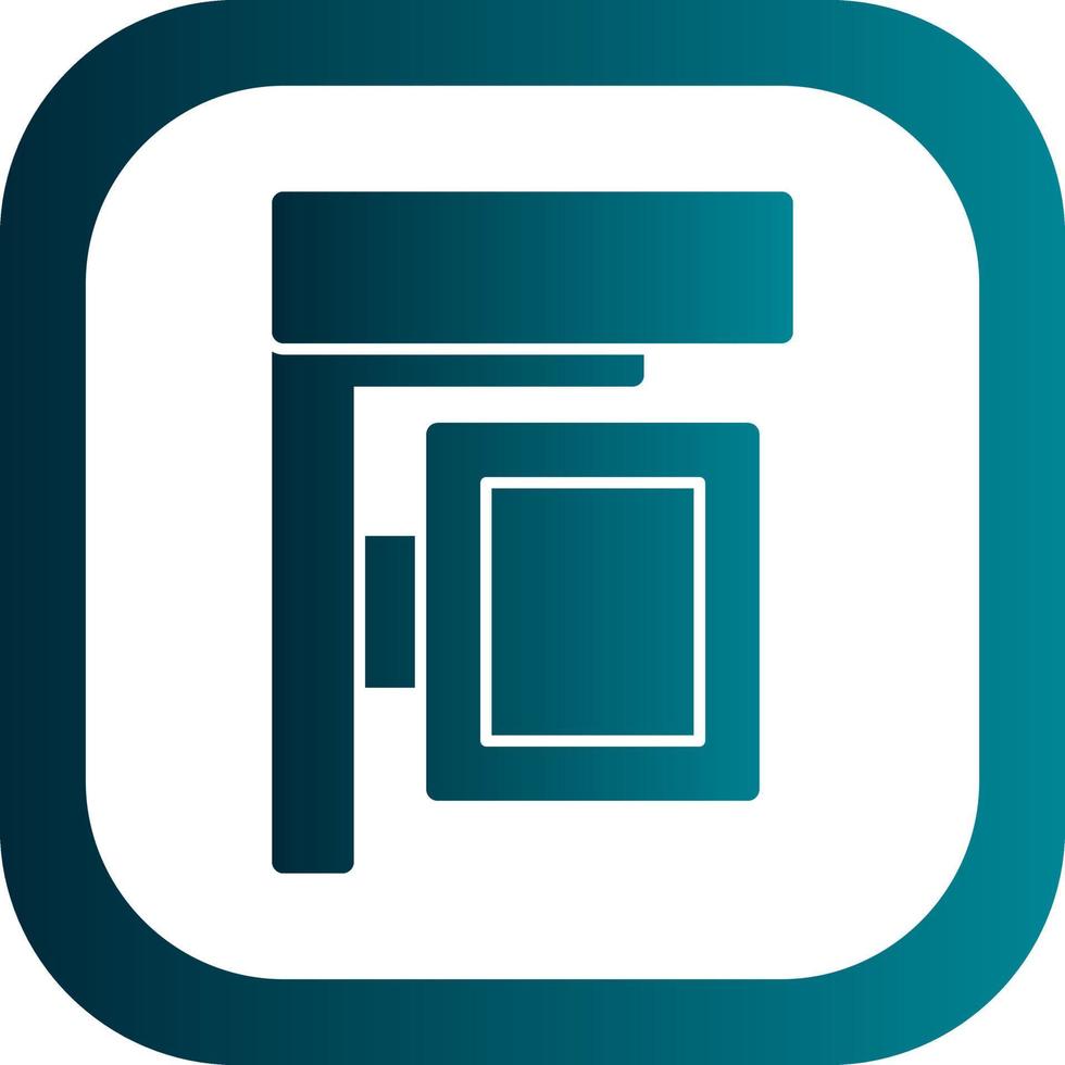 Shelter Ad Vector Icon Design
