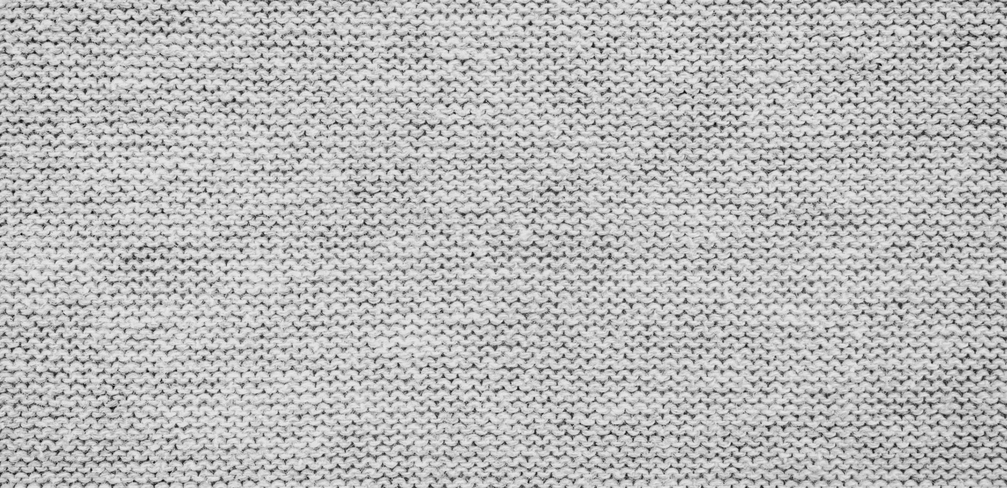 panorama of grey fabric background and texture with copy space photo