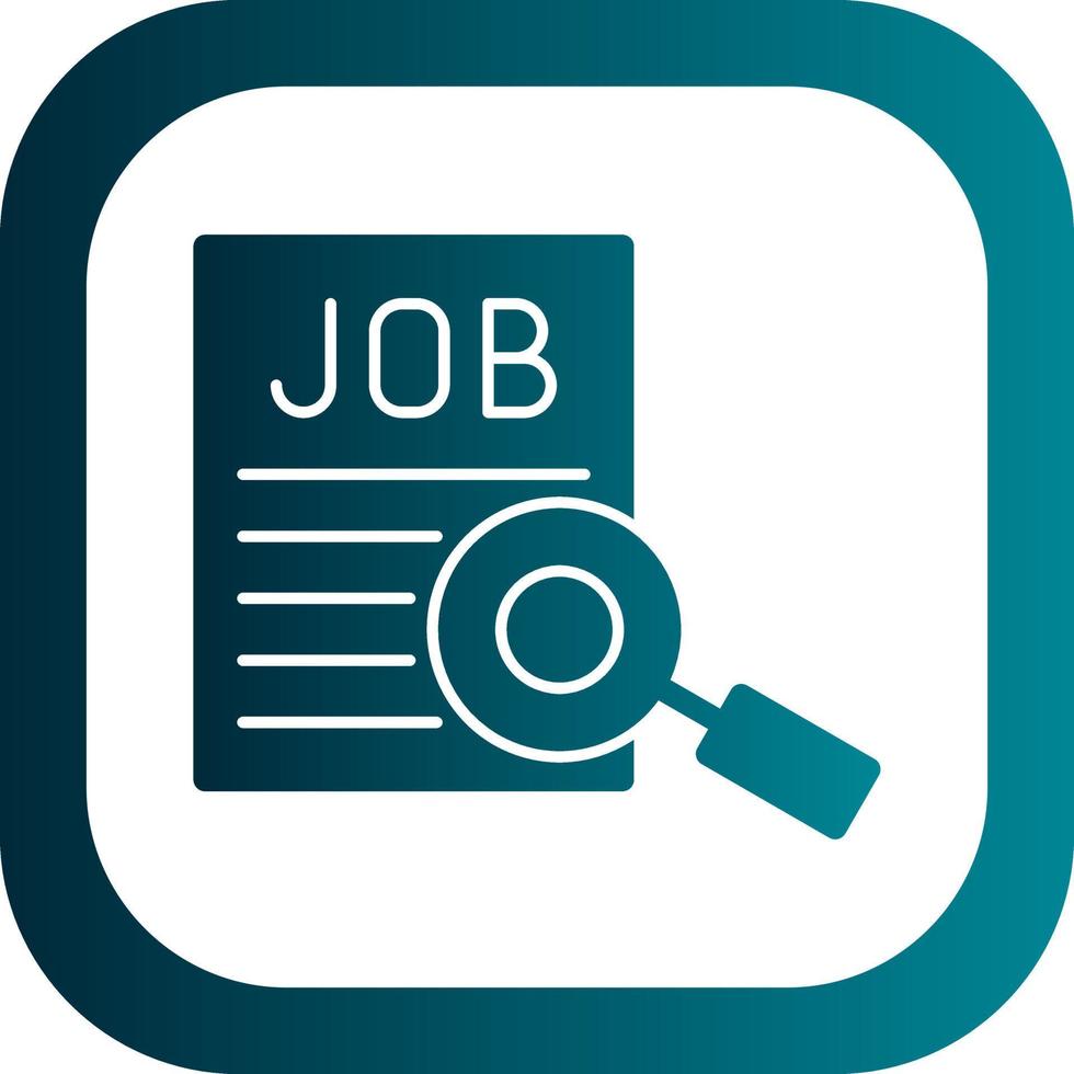 Job Searching Vector Icon Design