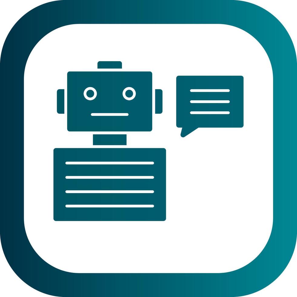 Chatbot Vector Icon Design