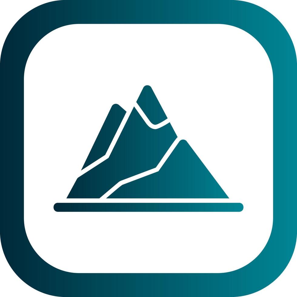 Mountains Vector Icon Design
