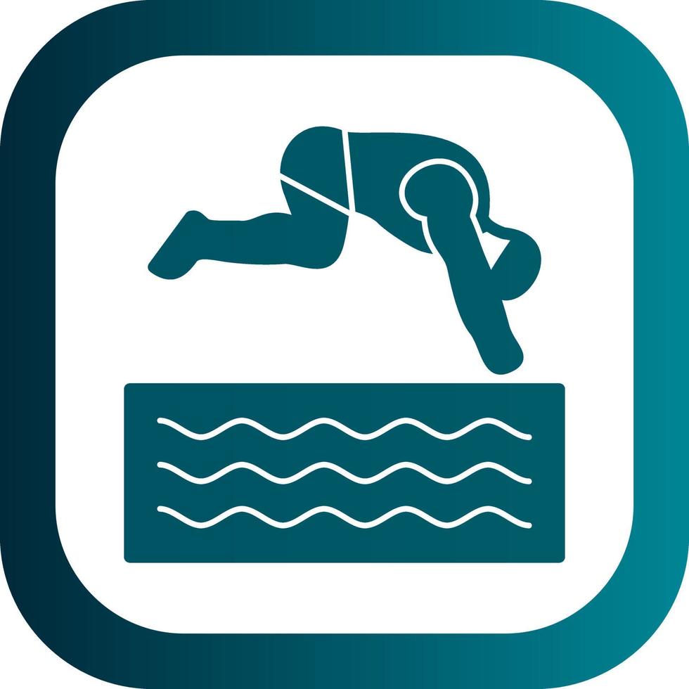Freediving Vector Icon Design